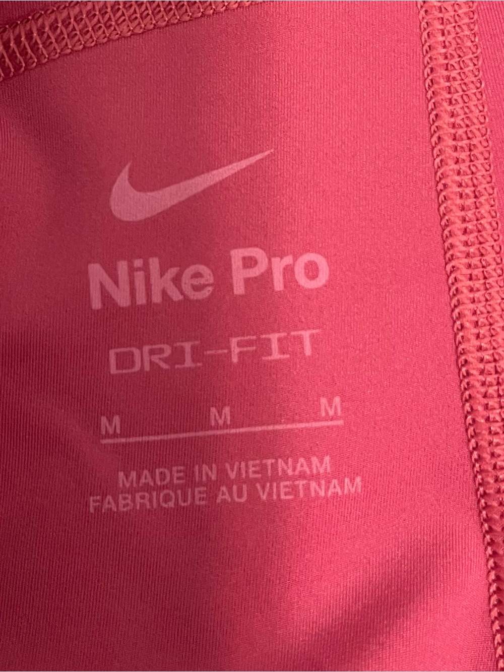 Nike Women's Magenta Athletic Training Shorts - Picture 4 of 4